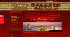 Desktop Screenshot of goldentempleamritsar.org